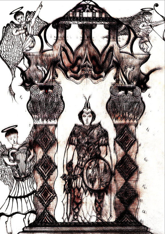 A Roman Emperor - A Pantheon Art Design Construct