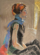 Blue Scarf-1