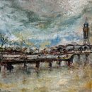 Reflections of Hoboken: Glimpses of Manhattan-1