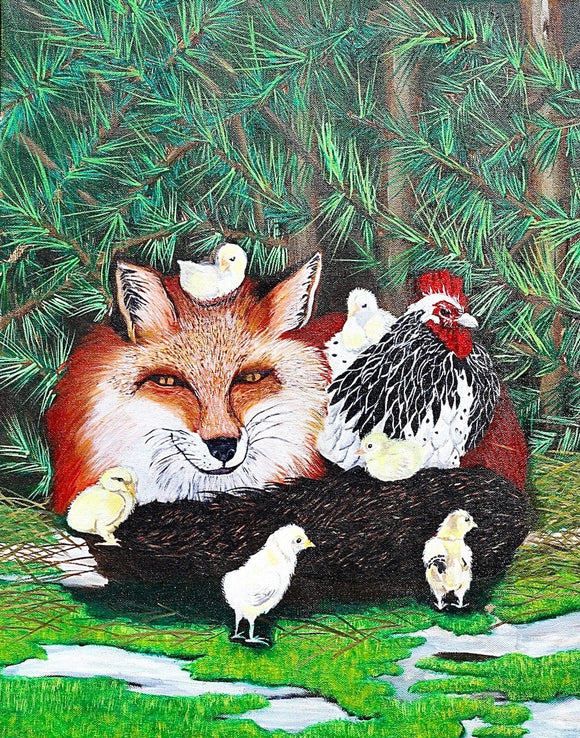 The Peaceable Kingdom: The Fox and the Hen