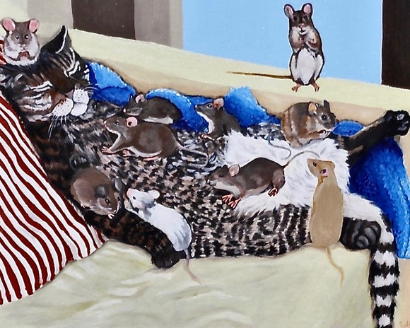 The Peaceable Kingdom: The Cat and the Mice
