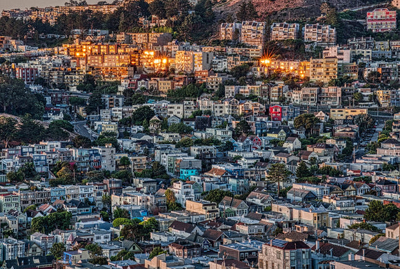 Sunrise on the San Francisco Hills