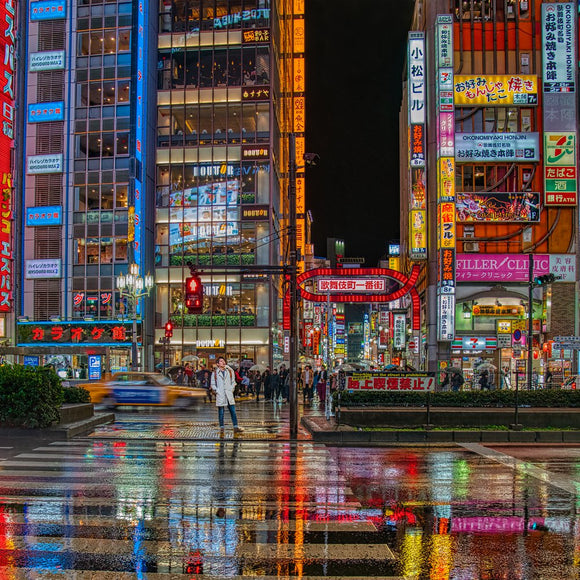 Rainy Night in Shinjuku, Tokyo