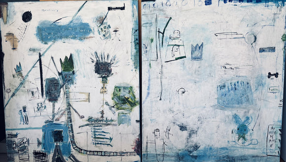 Kids on basketball court