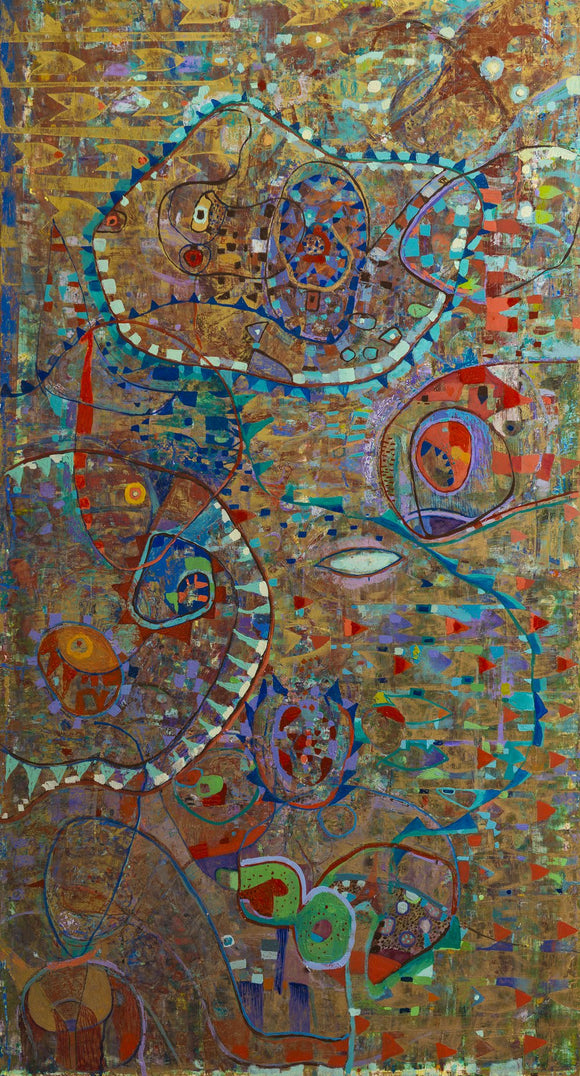 Cells in Green and Blue