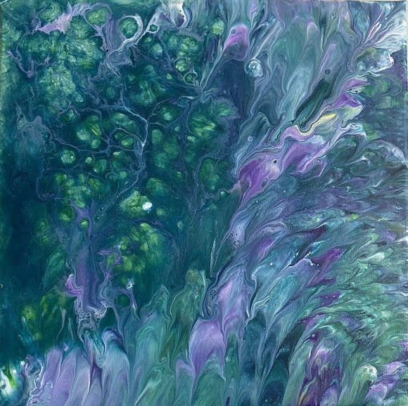 Flowers by the water