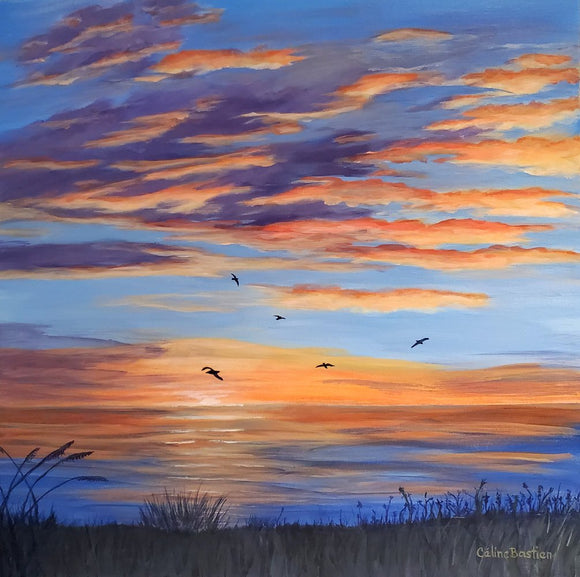 Voltiges au crépuscule