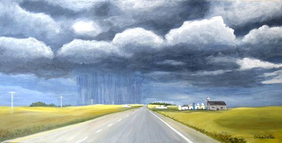 Pluie sur les Prairies