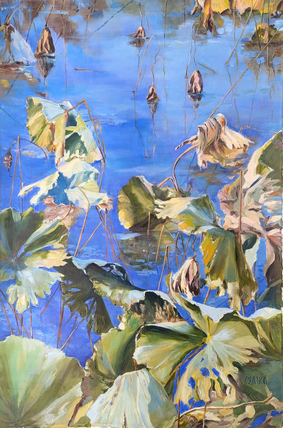 Lotus Leaves. Reflection 2