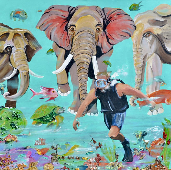 Swimming with the Elephants