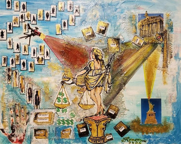 The Pregnant Lady Themis of Justice