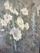 White Hollyhocks-1