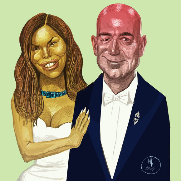 Bezos and Sanchez