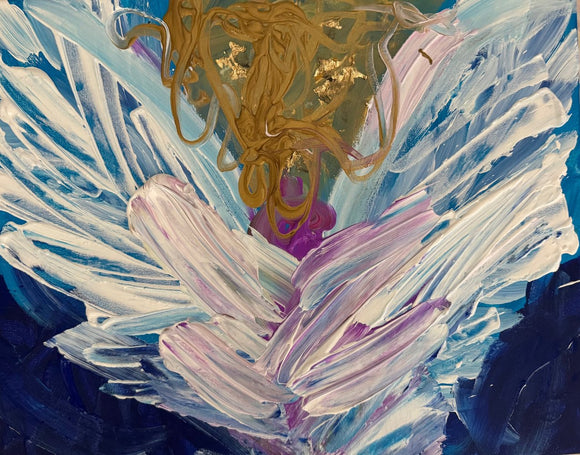 Gold Angel Purple