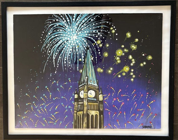 Fireworks at Parliament