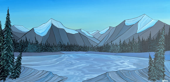 Middle Lake Ice