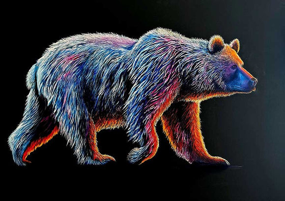 Vibrant Majesty – Grizzly Bear