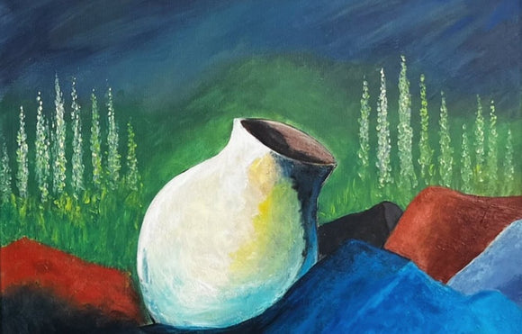 Pottery In The Garden