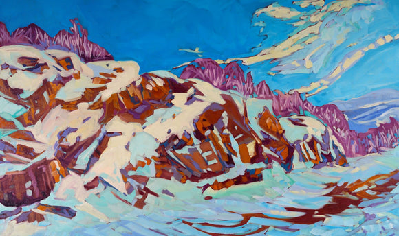 Rocky Outcrop Along the Seven