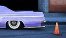 Lavender Classic Car on Urban Street-1