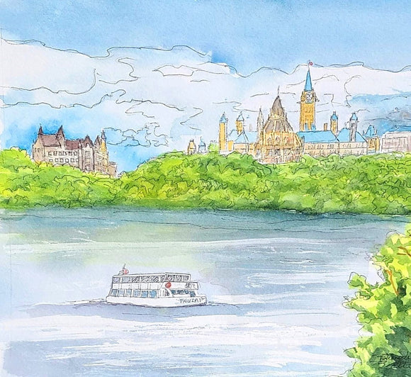 Parliament Hill From Quebec