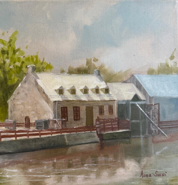 Île Des Moulins Library (Bibliothèque de l'île des Moulins)