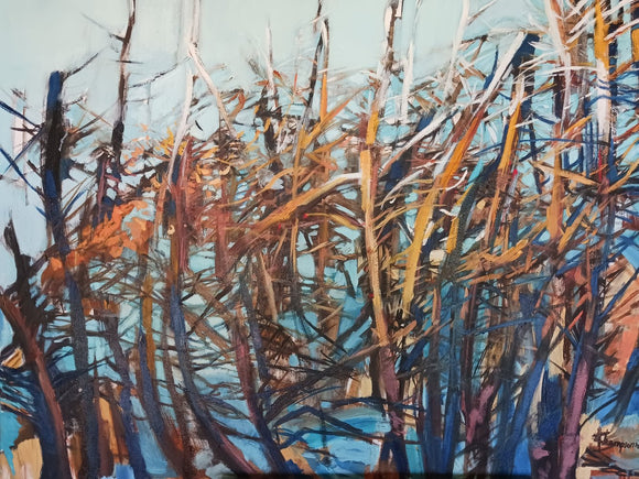 Winter Forrest Abstract