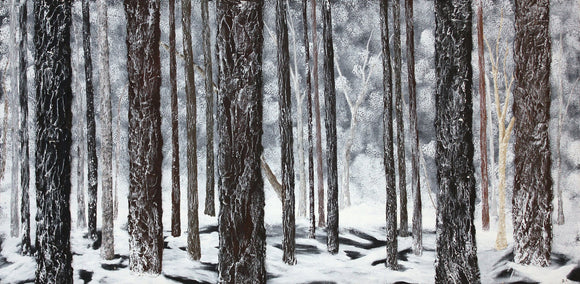 Winter Mixed medium Acrylic