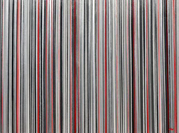 Gray Silver Red