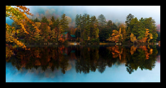Fall Scenery in the Lake