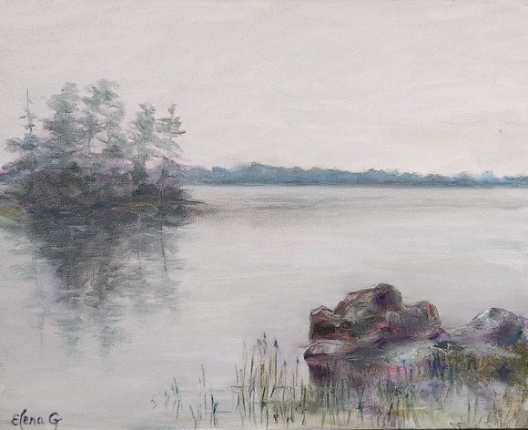 Silver Day on Golden Lake