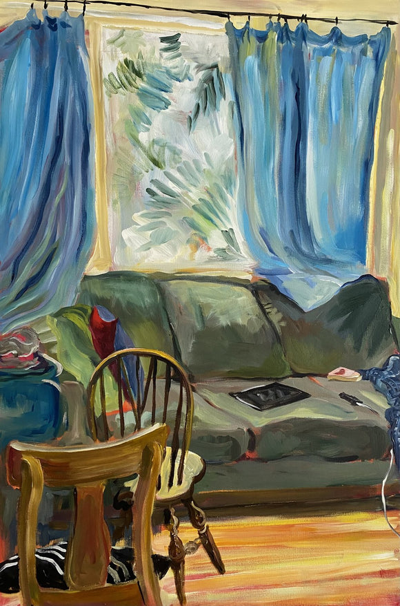 Blue Curtains