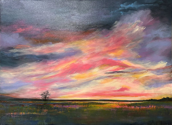 Prairie sunset
