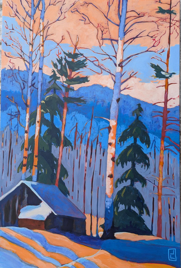 Silent Winter Barn