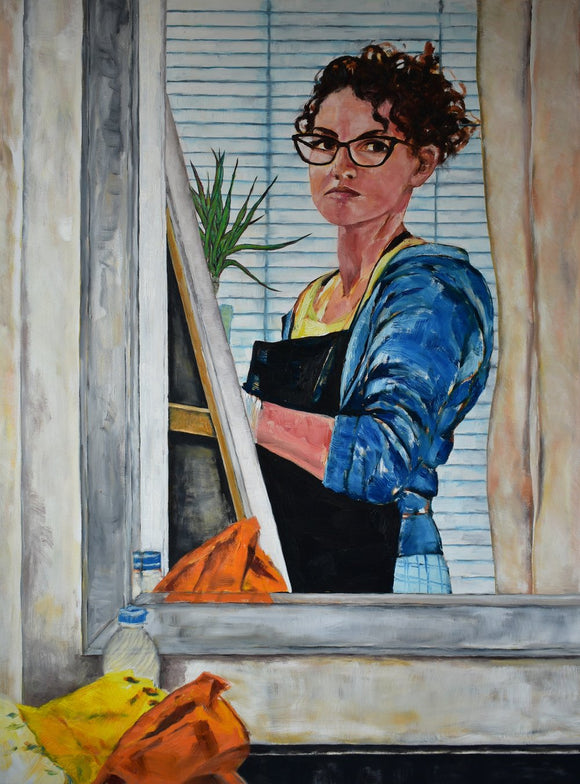 Miroir dans L'Atelier (Autoportrait)