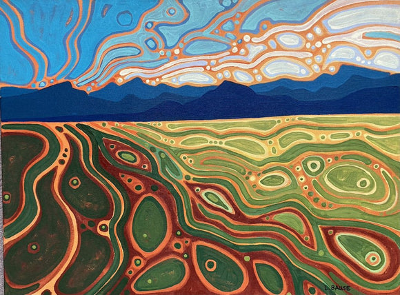 Title Analysis: Acrylic on canvas