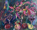 Still Life with Apples, Poinsettia, and Two Glasses of Wine-1