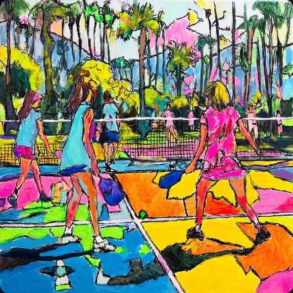 Sun kissed pickleball