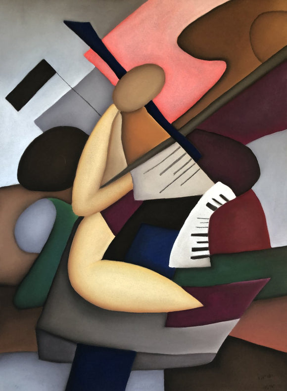 Nude Accordionist