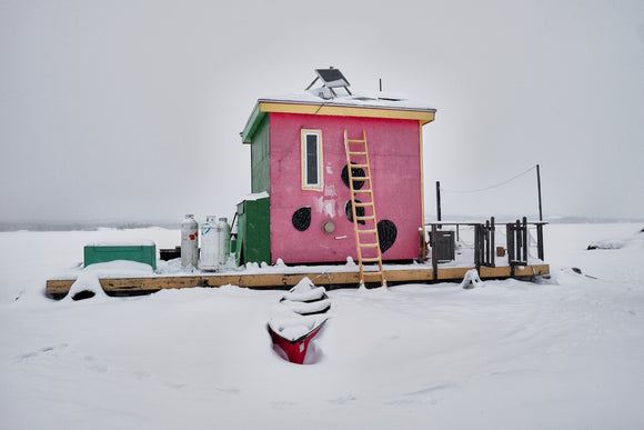 The Pink Houseboat