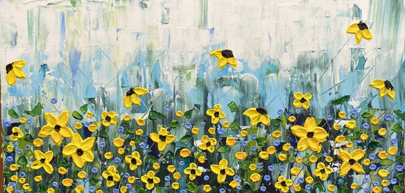 Abstract Flower Field
