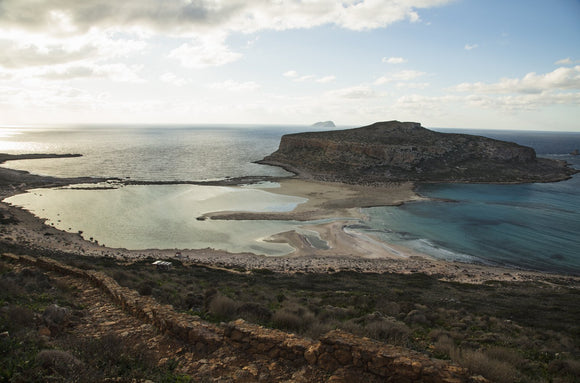 Immensity desertic beach