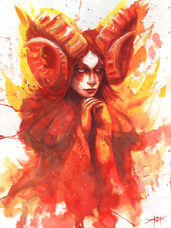 Krampus on Fire