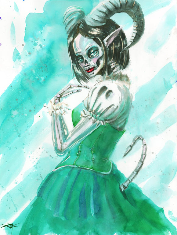 Krampus in Glass
