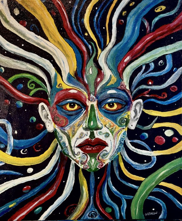 Jackson Pollock Sugar Mask