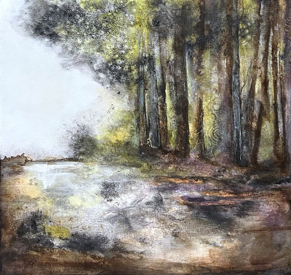 By the trees