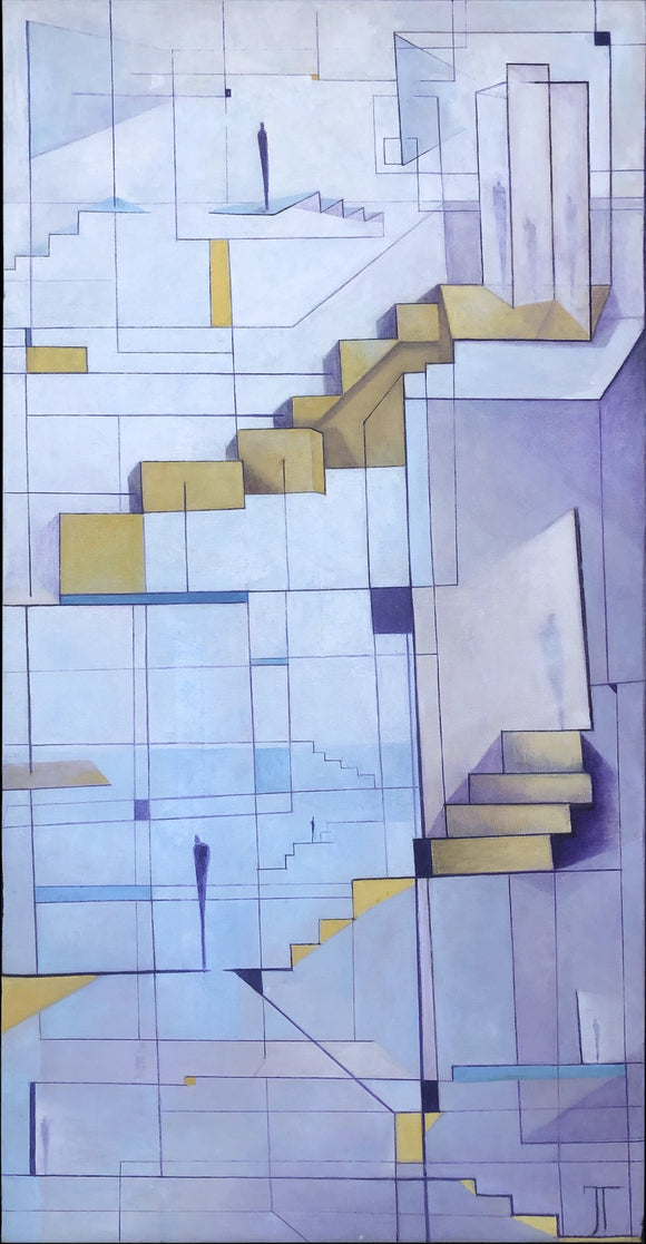Labyrinth LXXIII "Figures in the Gentle Divide"