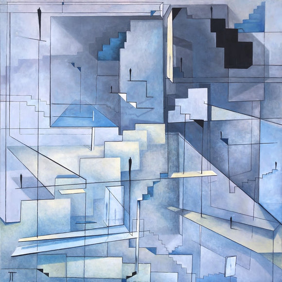 Labyrinth LXXII "The Warmth Whispers in the Cool Blue"