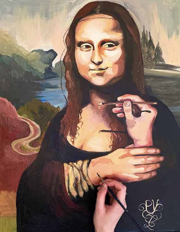 Replica of Mona Lisa