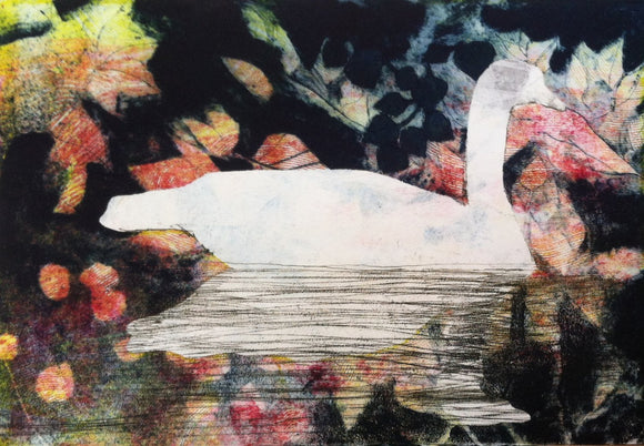 Goose #5 (floating on water)